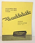 Original Heathkit Audio Oscillator Model AO-1 Assembly Manual 1955-20 Pages. Fixed Price $20.00.