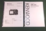 Kenwood SM-230 Service & Instruction Manuals: W/11X30" Schematic, Plastic Covers. Fixed Price $28.00.