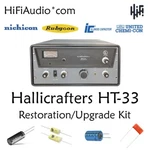 Hallicrafters HT-33 Radio Restoration Kit Repair Service Recap Capacitor Rebuild. Fixed Price $95.00.