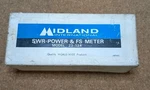 Nos Vintage Midland Intl Model 23-134 Swr & Power Meter With Box. Fixed Price $34.99.