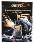 Sales Flyer / Brochure For Yaesu VR-120 Wideband Handheld Radio Receiver. Fixed Price $12.95.