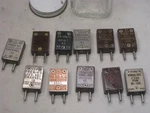11X Vintage Quartz Crystal Frequency Kc Ft Radio Ham Mixed Lot Glass Jar. Fixed Price $88.00.
