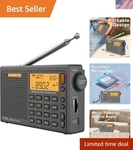Genteq R-108G Shortwave Radio Receiver Am/fm/sw/lw/airband With External Ante.... Fixed Price $119.97.
