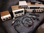 Vintage Ham Radio Lot Ten-tec Argonaut 509 & 405, MFJ-901 Versa Tuner, Morse D70. Fixed Price $350.00.