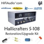Hallicrafters S108 Radio Restoration Kit Repair Upgrade Recap Capacitor Rebuild. Fixed Price $95.00.
