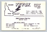 Ham Radio Qsl KF7UX Idaho Usa 1992 Heath Sb Dipole Antenna. Fixed Price $16.99.