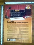 1977 Page Icom IC-211 Radio Transceiver Advertising #20. Fixed Price $12.04.