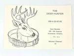 Vintage Qsl Card Ham Cb Amateur Radio The Deer Hunter Gary Bensler Canada. Fixed Price $8.99.
