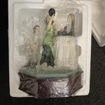Girl The Mirror Saturday Evening Post Norman Rockwell Music Box - Works Nos. Fixed Price $47.77.