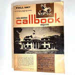 Fall 1967 - Usa Listings Radio Amateur Callbook Magazine Ham Operators. Fixed Price $15.95.