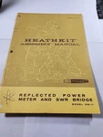 Heathkit Assembly Manual Reflected Power Meter Swr Bridge Model HM-11 Vg B7. Fixed Price $15.00.
