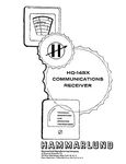Hammarlund HQ-145-X Communications Receiver Manual. Fixed Price $12.99.