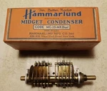 Hammarlund Shortwave Midget Condenser Code MC-35 Mx Dual- Air Tuner Nos In Box. Fixed Price $69.95.