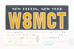 1946 Amateur Ham Radio Qsl Card New Berlin York W8MCT Harold Condon. Fixed Price $7.50.