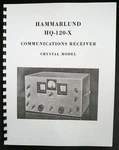 Hammarlund HQ-120-X HQ120X Receiver Manual. Fixed Price $11.99.