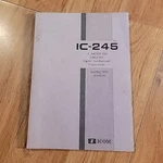 Icom IC-245 Meter Fm (ssb-cw) Digital Synthesized Transceiver Original Manual. Fixed Price $34.99.