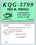 Ham Radio Qsl Qso Postcard KQG-3799, Havertown, Pa, Usa. Fixed Price $16.99.