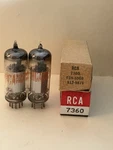 2 Vintage Rca 7360 Vacuum Tubes. Fixed Price $18.99.