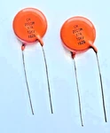 3X - 2000PF .002UF 10KV (vishay# 100GAD20) Hi Voltage Ceramic Disc Cap #49. Fixed Price $14.79.