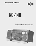 National NC-140 NC140 Radio Receiver Manual. Fixed Price $11.99.