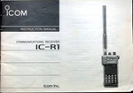 Icom IC-R1 Receiver Scanner Original Instruction Manual. Fixed Price $18.95.