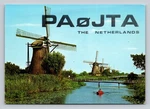 Ham Radio Qsl PA0JTA Netherlands 1981 Kenwood TS830 Windmills Card. Fixed Price $15.99.