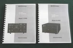 Kenwood T-599D & R-599D Instruction Manuals: 11"X17" Schematics Plastic Covers. Fixed Price $35.00.