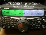 Kenwood TS-2000 Mod/kit Instructions Blue Green Led Light Change (not Radio). Fixed Price $34.95.