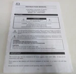 Aea Television - Model No. 14ND/20ND Instruction Manual Guide 8 Pages 2005. Fixed Price $13.01.