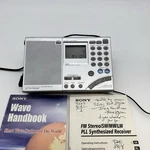Sony ICF-SW7600GR World Band Receiver Radio Silver Am/fm + Manuals. Fixed Price $199.23.