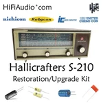 Hallicrafters S-210 Radio Restoration Kit Repair Service Recap Capacitor Rebuild. Fixed Price $95.00.
