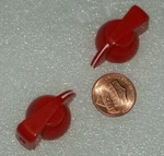 Ameco AC-1 Knob Set Of 2 Part# K-180 Red. Fixed Price $15.51.