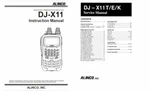 Alinco Instruction Manual + DJ-X11T/E/K Service 32LB Paper. Fixed Price $29.95.