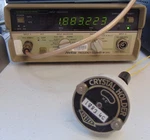 PRE-WW2 Bud Quartz Radio Crystal Holder. With 160 Meter Ham Band 1883 Kc. Fixed Price $24.00.