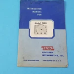 Instruction Manual For 950B Resistance Capacitone-comparator Bridge- Eico 1954. Fixed Price $12.95.