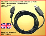SCU-20 Usb Programming Data Cable For Yaesu FTM-500D 510 FTM-6000R FTM-150RASP. Fixed Price $43.55.
