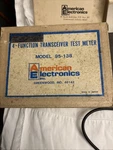 American Electronics 4 Function Transceiver Meter Model 95-138 Untested. Fixed Price $10.95.
