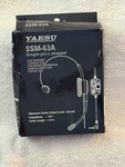Yaesu SSM-63A Single Ear Vox Headset For FT-3DR, FT-2DR, FT-60R, FT-70DR. Fixed Price $70.00.
