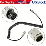 Coiled Mic Extension Cable 8 Pin Aviation Yaesu Icom Kenwood Radio Male/female. Fixed Price $15.99.