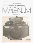 Kohler Magnum Twin Cylinder M18 M20 Service Manual Plus Bonuses Computer Cd. Fixed Price $9.97.