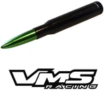 Vms 50 Caliber Bullet Style Aluminum Replacement Short Antenna Black Green. Fixed Price $29.95.
