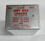 New Lmb 873 Jiffy Chassis 1/2 1/8 5/8 Aluminum Project Box.. Fixed Price $7.95.