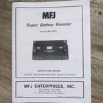 MFJ-4416 Super Battery Booster Manual/schematic. Fixed Price $5.00.