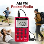 Retekess V112 Portable Pocket Fm/am Radio Receiver Digital Rechargeable Walking. Fixed Price $17.99.