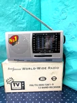 Borg Johnson HS-912R World-wide Radio, Fm/tv/mw (AM)/SW1-9 Band Receiver. Fixed Price $26.99.