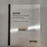 Inovonics 525N Am Modulation Monitor With Networking Installation & User Guide. Fixed Price $16.77.