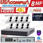 Uniview IP67 8-CH+4K Nvr Network 8X4MP Ndaa Audio Camera Security Kit. Fixed Price $1869.99.