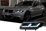 Led Laser Headlights For 2005-2012 Bmw 3-SERIES E90/E91 Yellow-white Drl. Fixed Price $749.99.