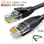 Panasonic-compatible CAT6A Lan Cable 0.5M RJ45 Utp Round (stranded). Fixed Price $10.00.
