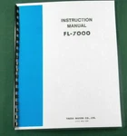 Yaesu FL-7000 Instruction Manual: 11X17" Diagrams & Protective Covers. Fixed Price $23.00.